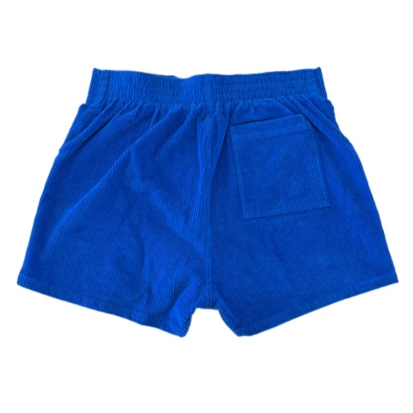 Hammies Women's High Waist Short Corduroy Blue 30 - Picture 2 of 9